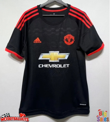 Manchester United 2015-2016 Retro Third Shirt Men Short Sleeve