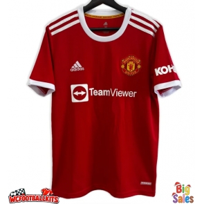Manchester United 2021-2022 Retro Home Shirt Men Short Sleeve