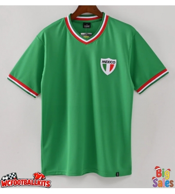 Mexico 1970 Retro Home Shirt Men Short Sleeve