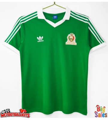 Mexico 1986 Retro Home Shirt Men Short Sleeve