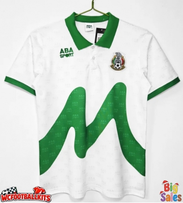 Mexico 1995 Retro Away Shirt Men Short Sleeve