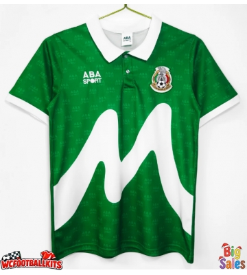 Mexico 1995 Retro Home Shirt Men Short Sleeve