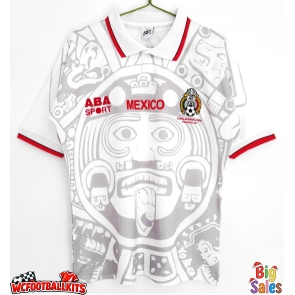 Mexico 1998 Retro Away Shirt Men Short Sleeve
