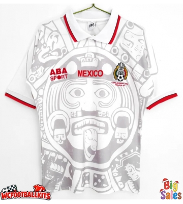 Mexico 1998 Retro Away Shirt Men Short Sleeve