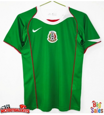 Mexico 2004 Retro Home Shirt Men Short Sleeve