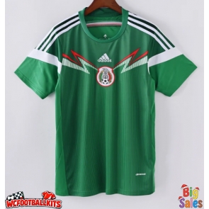 Mexico 2014 Retro Home Shirt Men Short Sleeve