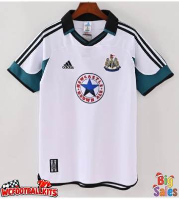 Newcastle United 1999-2000 Retro Away Shirt Men Short Sleeve