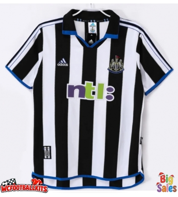 Newcastle United 2000-2001 Retro Home Shirt Men Short Sleeve