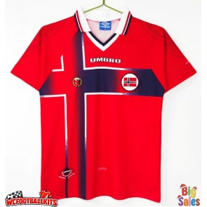 Norway 1997-1998 Retro Home Shirt Men Short Sleeve