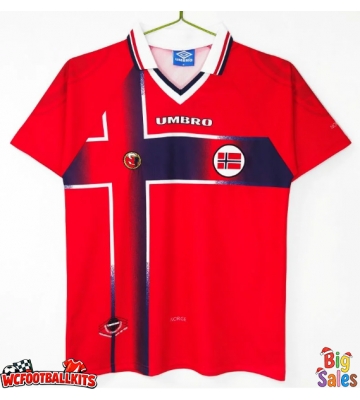 Norway 1997-1998 Retro Home Shirt Men Short Sleeve