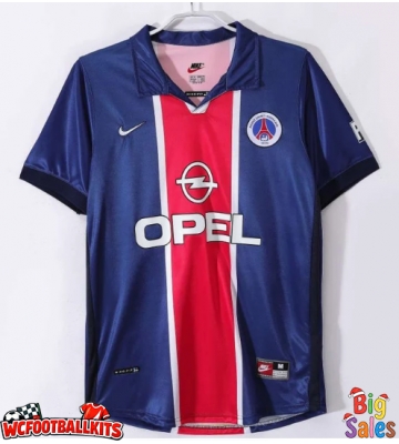 Paris Saint-Germain 1998-1999 Retro Home Shirt Men Short Sleeve