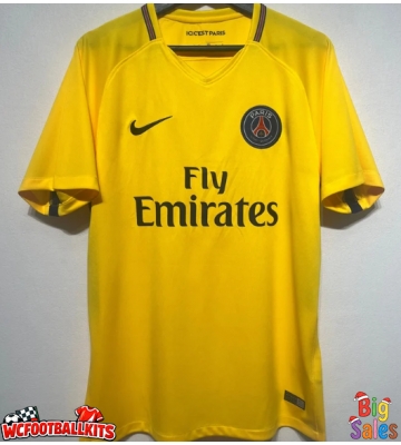 Paris Saint-Germain 2017-2018 Retro Away Shirt Men Short Sleeve