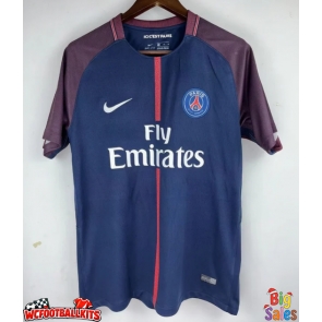 Paris Saint-Germain 2017-2018 Retro Home Shirt Men Short Sleeve