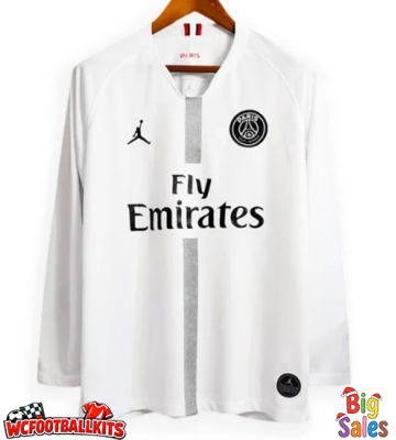 Paris Saint-Germain 2018-2019 Champions League Retro Away Shirt Men Long Sleeve