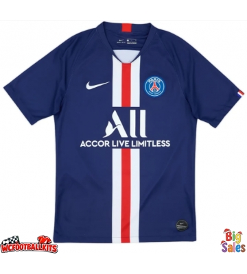 Paris Saint-Germain 2019-2020 Retro Home Shirt Men Short Sleeve