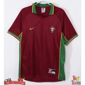Portugal 1982 Retro Home Shirt Men Short Sleeve