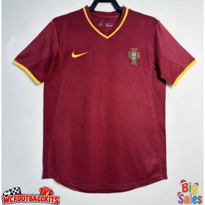 Portugal 2000 Retro Home Shirt Men Short Sleeve