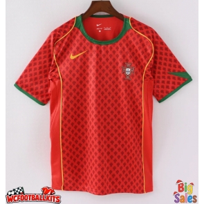 Portugal 2004 Retro Home Shirt Men Short Sleeve