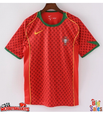 Portugal 2004 Retro Home Shirt Men Short Sleeve