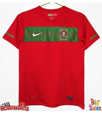 Portugal 2010 Retro Home Shirt Men Short Sleeve