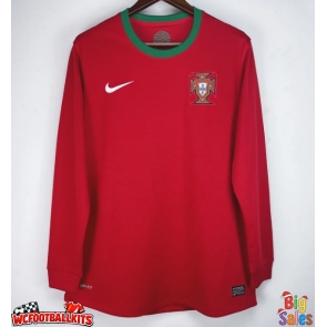 Portugal 2012 Retro Home Shirt Men Long Sleeve