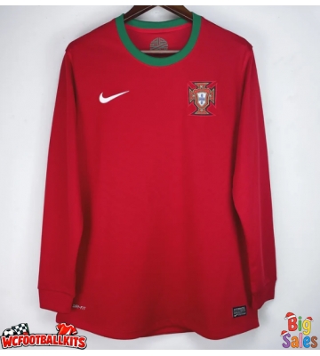 Portugal 2012 Retro Home Shirt Men Long Sleeve