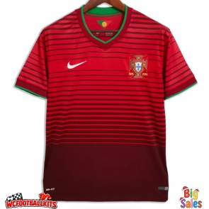 Portugal 2014 Retro Home Shirt Men Short Sleeve