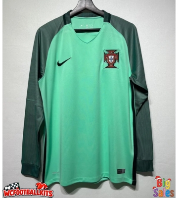 Portugal 2016 Retro Away Shirt Men Long Sleeve