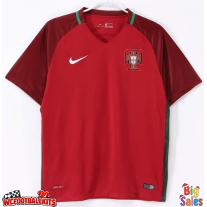 Portugal 2016 Retro Home Shirt Men Short Sleeve