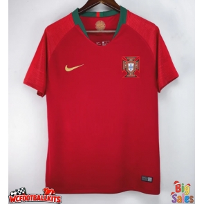 Portugal 2018 Retro Home Shirt Men Short Sleeve