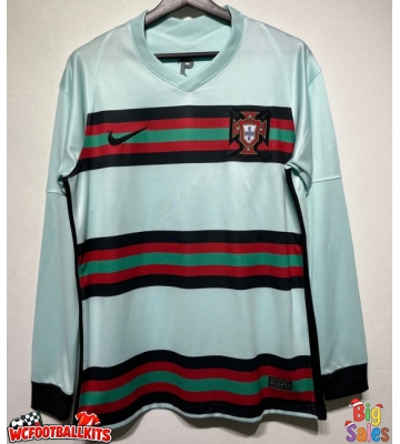 Portugal 2020 Retro Away Shirt Men Long Sleeve