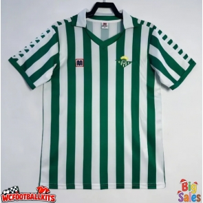 Real Betis 1982-1985 Retro Home Shirt Men Short Sleeve