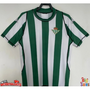 Real Betis 2003-2004 Retro Home Shirt Men Short Sleeve