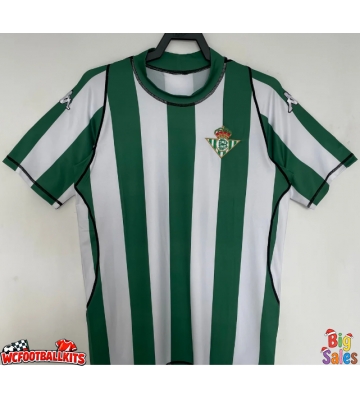 Real Betis 2003-2004 Retro Home Shirt Men Short Sleeve