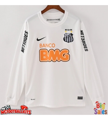 Santos 2012-2013 Retro Home Shirt Men Long Sleeve