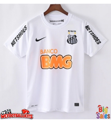 Santos 2012-2013 Retro Home Shirt Men Short Sleeve