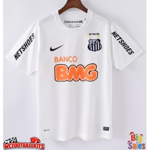 Santos 2013-2014 Retro Home Shirt Men Short Sleeve