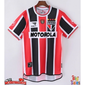 Sao Paulo 2000 Retro Away Shirt Men Short Sleeve