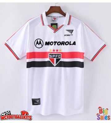 Sao Paulo 2000 Retro Home Shirt Men Short Sleeve