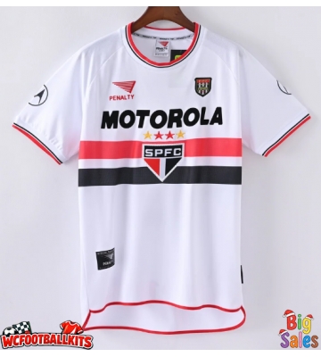 Sao Paulo 2001 Retro Home Shirt Men Short Sleeve