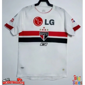 Sao Paulo 2007-2008 Retro Home Shirt Men Short Sleeve