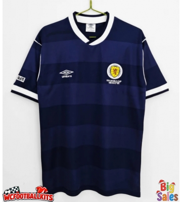Scotland 1987-1988 Retro Home Shirt Men Short Sleeve