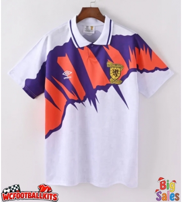 Scotland 1992 Retro Away Shirt Men Short Sleeve
