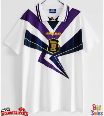 Scotland 1994-1996 Retro Away Shirt Men Short Sleeve