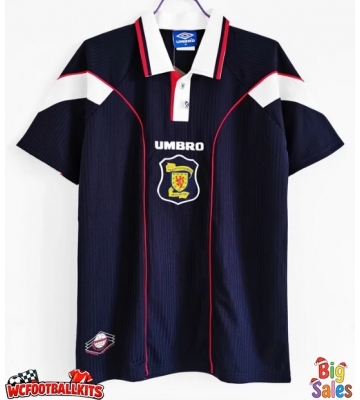 Scotland 1996-1998 Retro Home Shirt Men Short Sleeve