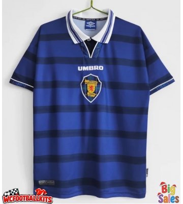 Scotland 1998-2000 Retro Home Shirt Men Short Sleeve