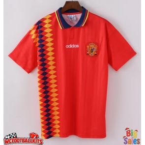 Spain 1994 Retro Home Shirt Men Short Sleeve