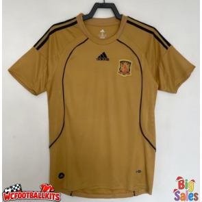 Spain 2008 Retro Away Shirt Men Short Sleeve