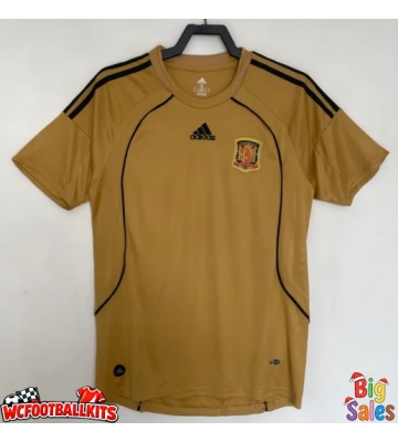Spain 2008 Retro Away Shirt Men Short Sleeve