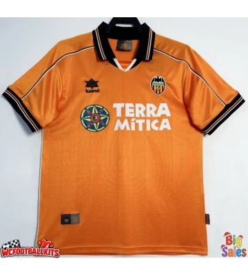 Valencia 1999-2000 Retro Away Shirt Men Short Sleeve